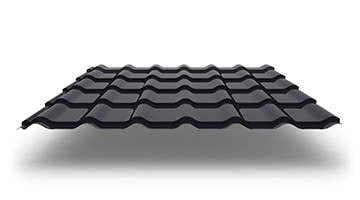 Черепица Супермонтеррей RAL 7024 Графит в Белгороде